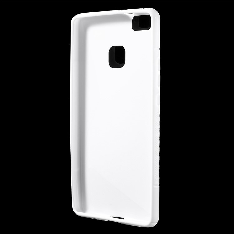 S-line Pattern Soft TPU Cover for Huawei P9 Lite - White-2