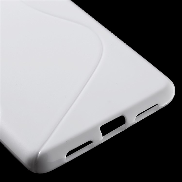 S-line Pattern Soft TPU Cover for Huawei P9 Lite - White-5