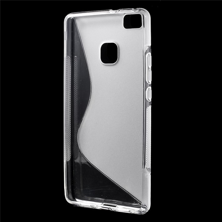 S-line Pattern TPU Skin Case for Huawei P9 Lite - Transparent-2
