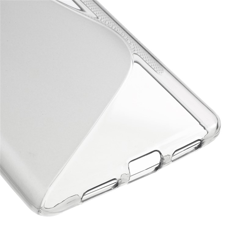 S-line Pattern TPU Phone Case for Huawei P9 Lite - Grey-5