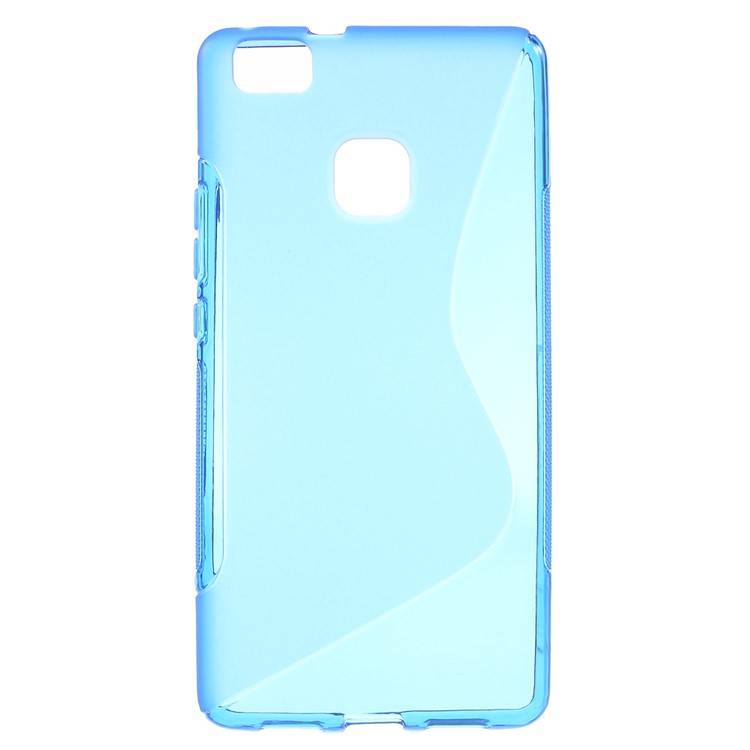 S-line Pattern TPU Protective Cover for Huawei P9 Lite - Blue-1