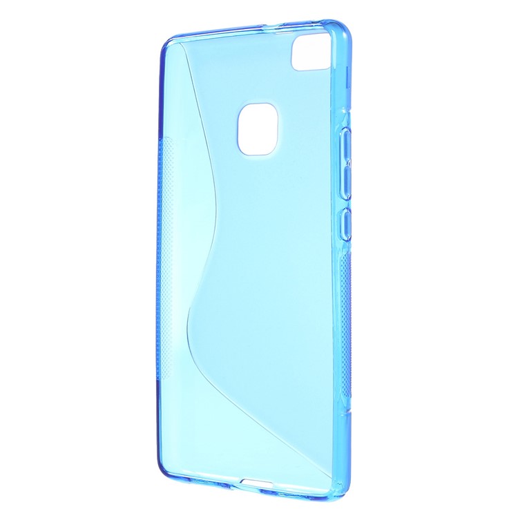 S-line Pattern TPU Protective Cover for Huawei P9 Lite - Blue-2