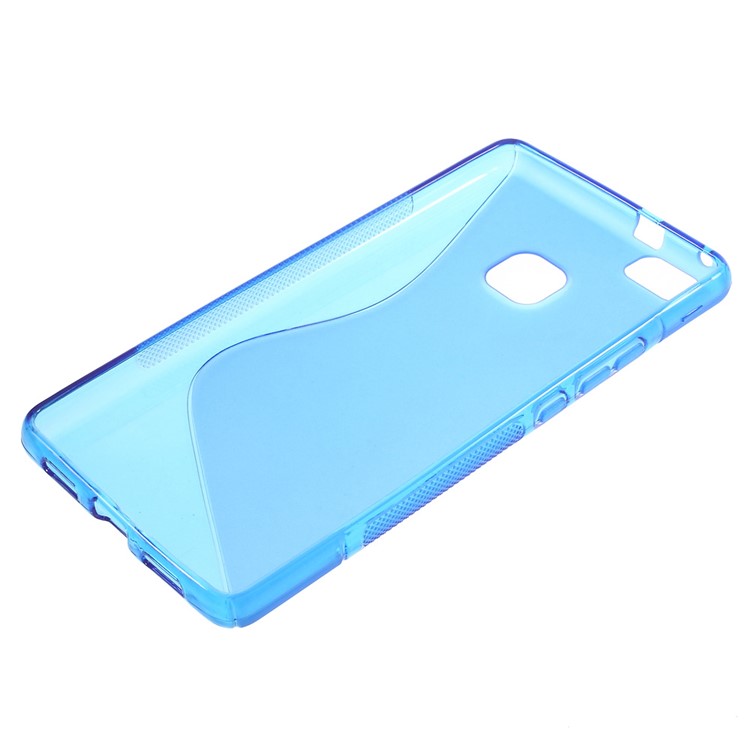 S-line Pattern TPU Protective Cover for Huawei P9 Lite - Blue-3