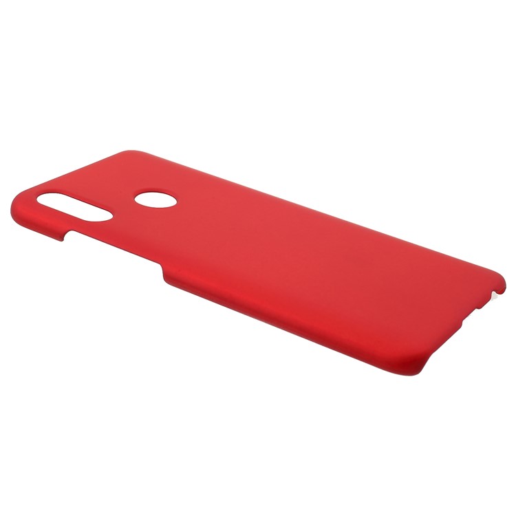 Rubberized PC Hard Mobile Phone Case for Huawei Honor 10 Lite - Red-2