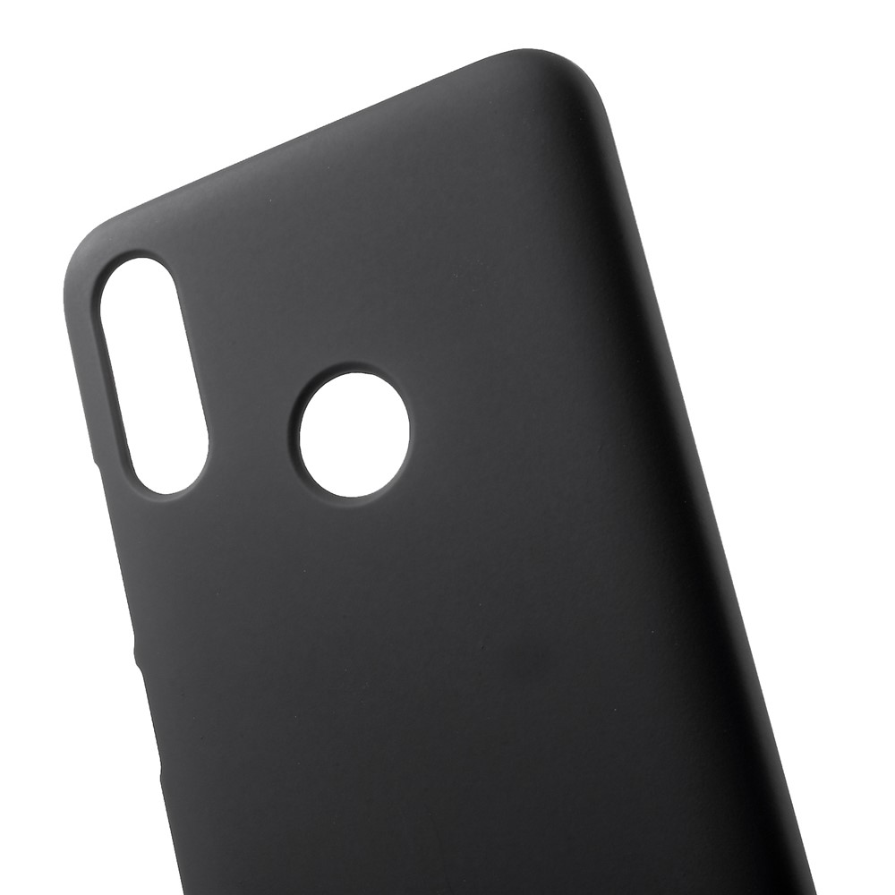 Rubberized Case Hard Plastic Phone Cover for Huawei P Smart (2019) - Black-3