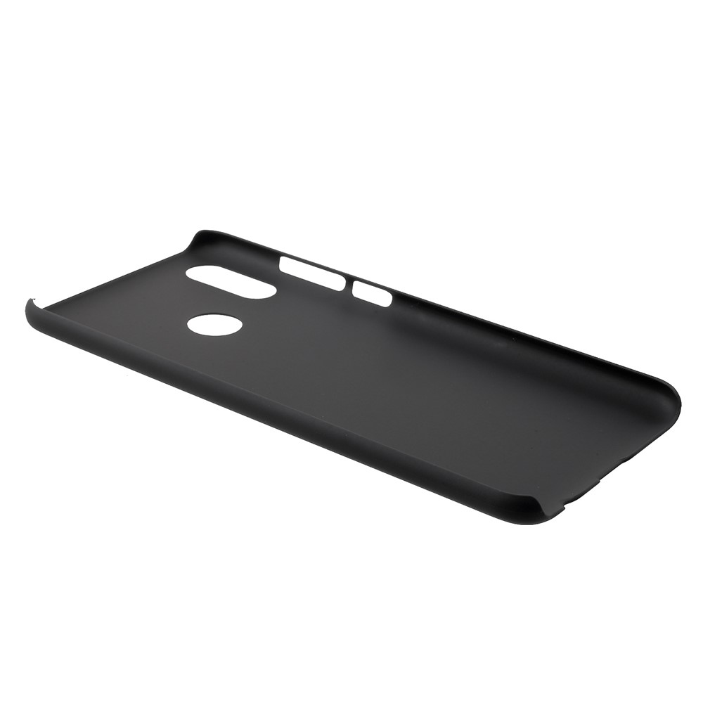 Rubberized Case Hard Plastic Phone Cover for Huawei P Smart (2019) - Black-5
