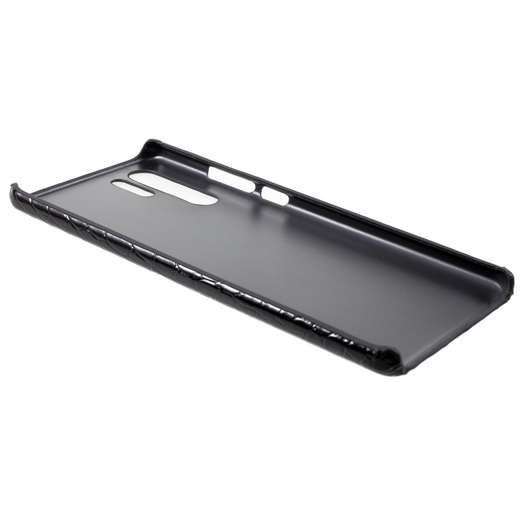 Leather Coated Plastic Phone Protection Casing for Huawei P30 Pro - Crocodile Texture-5