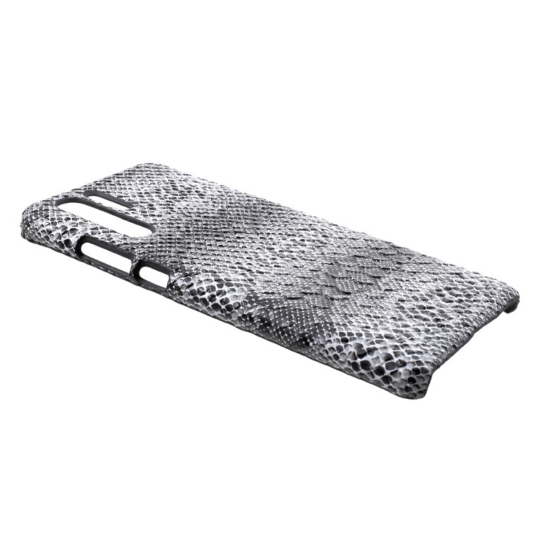 Leather Coated Plastic Accessory Casing for Huawei P30 Pro - Snake Texture-2