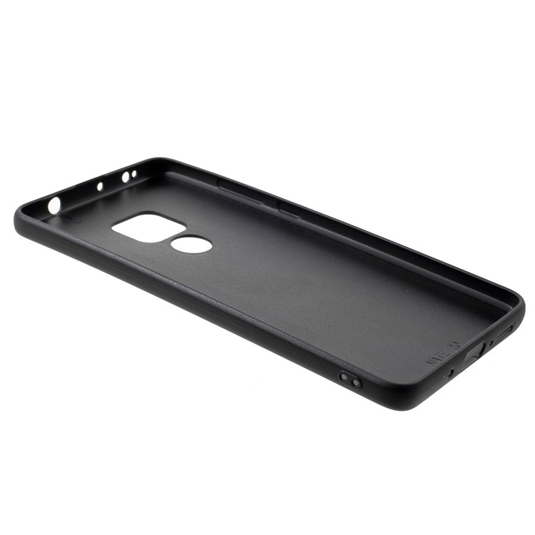 PU Leather Coated TPU Protection Cover for Huawei Mate 20 (Built-in Magnetic Holder Metal Sheet) - Grey-6
