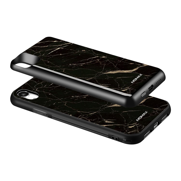 MOMAX Q.Power Pack for iPhone XR 5000mAh Magnetic Wireless Battery Charger Case - Marble Texture-10