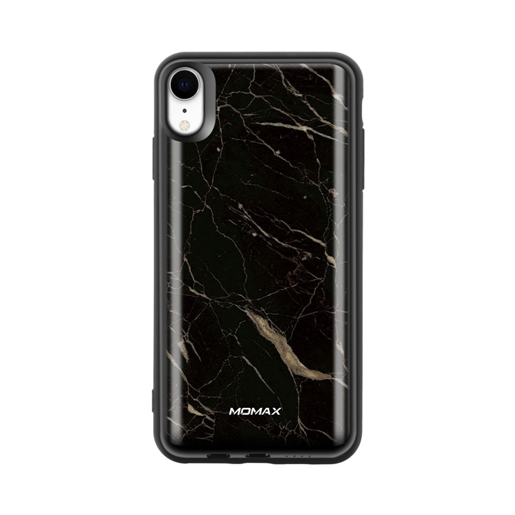 MOMAX Q.Power Pack for iPhone XR 5000mAh Magnetic Wireless Battery Charger Case - Marble Texture-2