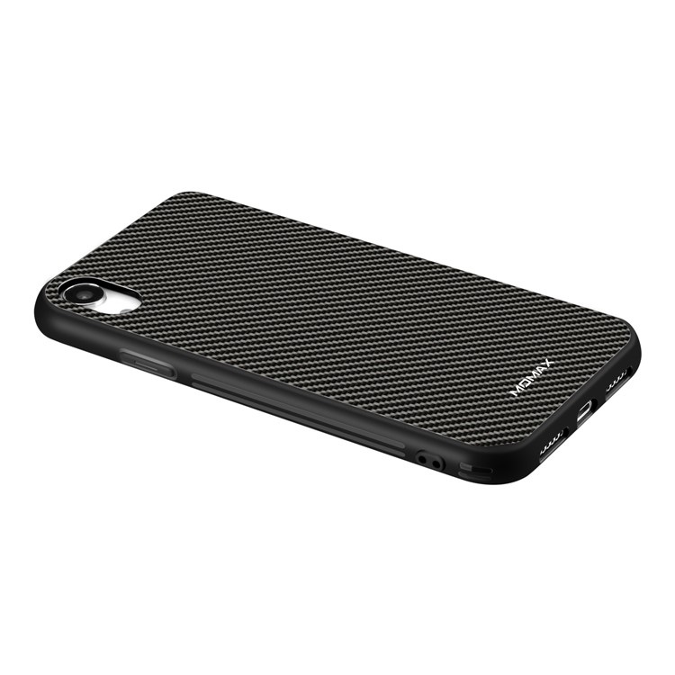 MOMAX Q.Power Pack Magnetic Phone Case 5000mAh Wireless Battery Pack iPhone XR - Carbon Fiber Texture-9