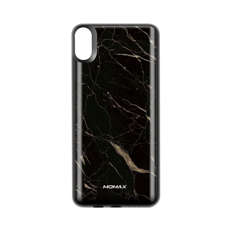 MOMAX Q.Power Pack Magnetic Wireless Battery Case 6000mAh for iPhone XS Max - Marble Texture-5