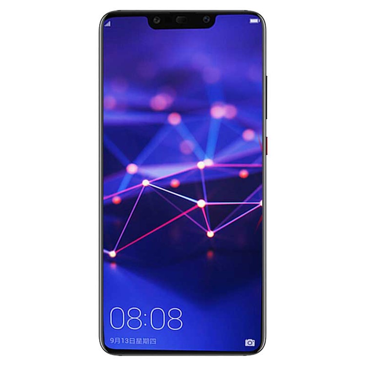 NXE Tempered Glass Back + TPU Mobile Casing for Huawei Mate 20 Lite - Yellow / Pink-2