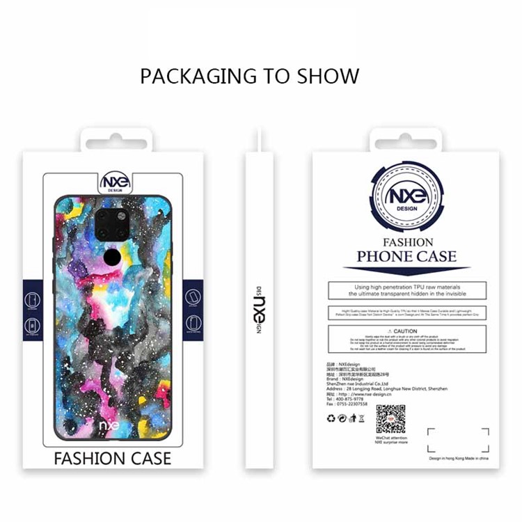 Coque Souple En TPU Pour Impression De Motifs NXE Pour Huawei Mate 20 - Style A-6