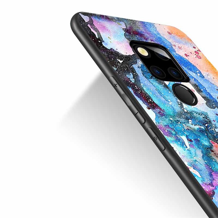 NXE Pattern Printing TPU Soft Cover for Huawei Mate 20 - Style B-3