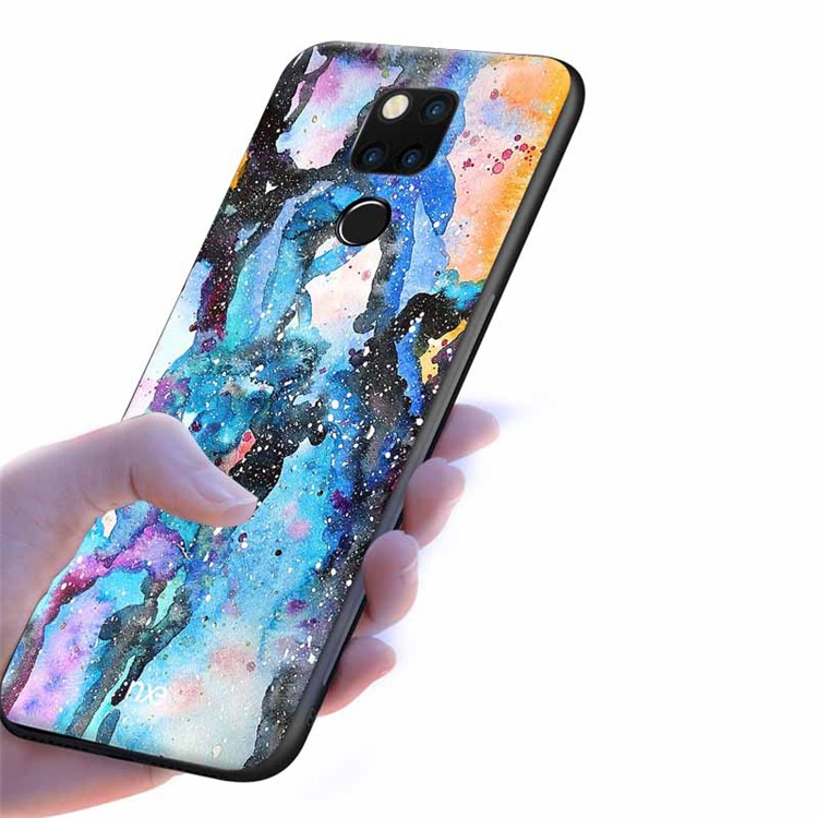 NXE Pattern Printing TPU Soft Cover for Huawei Mate 20 - Style B-4