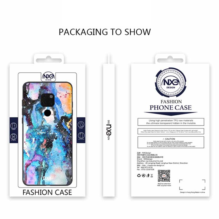 NXE Pattern Printing TPU Soft Cover for Huawei Mate 20 - Style B-6