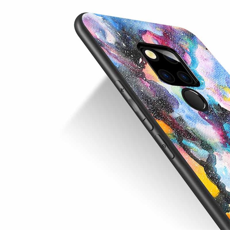 NXE Pattern Printing TPU Soft Shell for Huawei Mate 20 - Style C-3