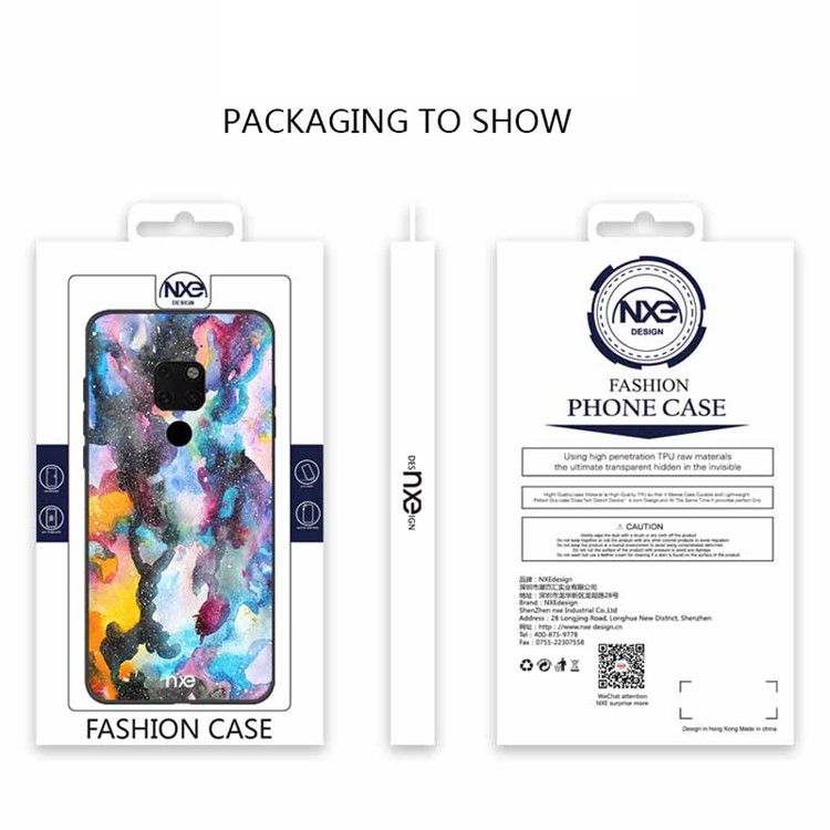 NXE Pattern Printing TPU Soft Shell for Huawei Mate 20 - Style C-6