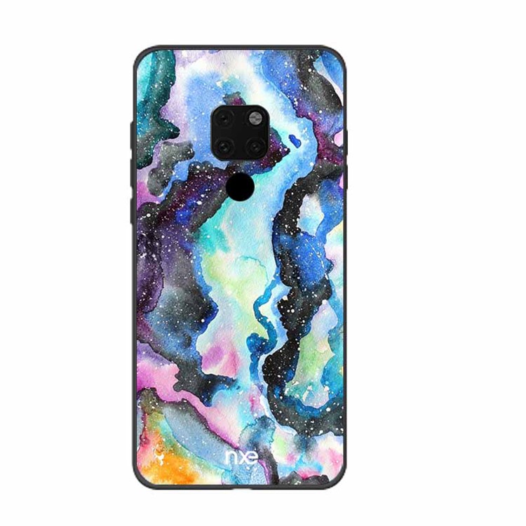 NXE Pattern Printing TPU Mobile Phone Case Cover for Huawei Mate 20 - Style D-1