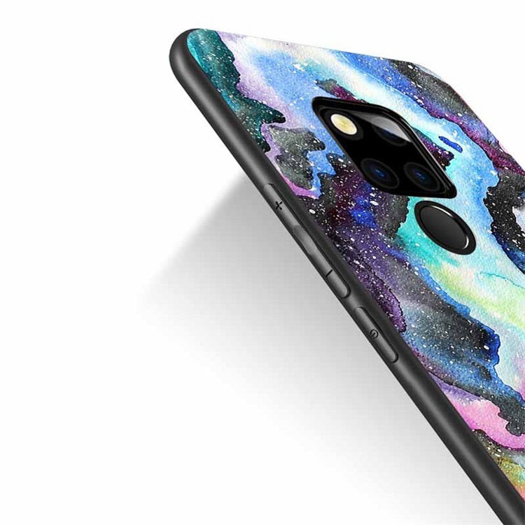 NXE Pattern Printing TPU Mobile Phone Case Cover for Huawei Mate 20 - Style D-3