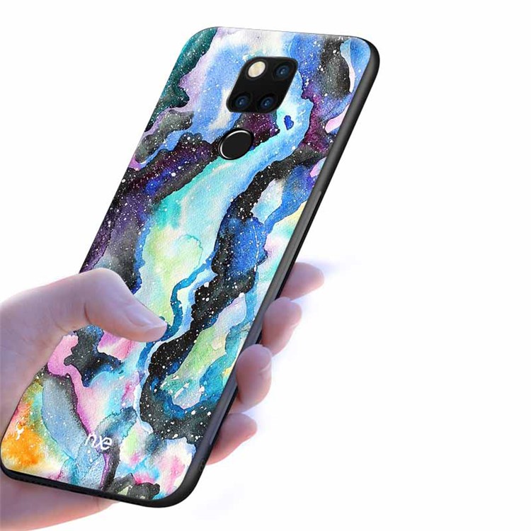 NXE Pattern Printing TPU Mobile Phone Case Cover for Huawei Mate 20 - Style D-4