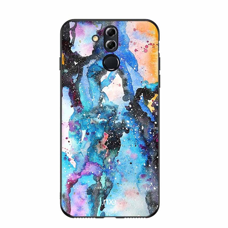 NXE Pattern Printing TPU Protection Phone Shell for Huawei Mate 20 Lite - Style B-1
