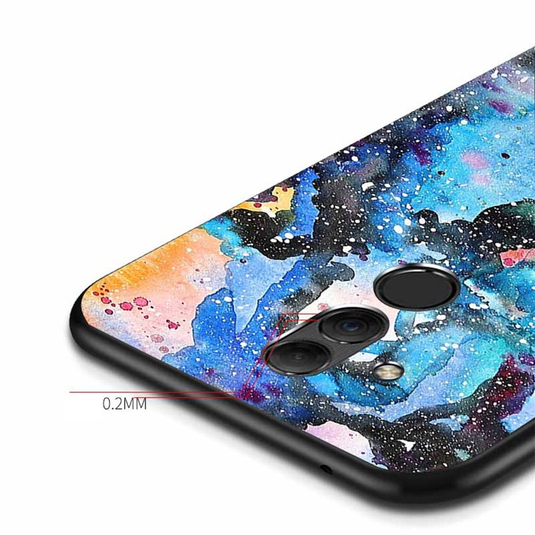 NXE Pattern Printing TPU Protection Phone Shell for Huawei Mate 20 Lite - Style B-4