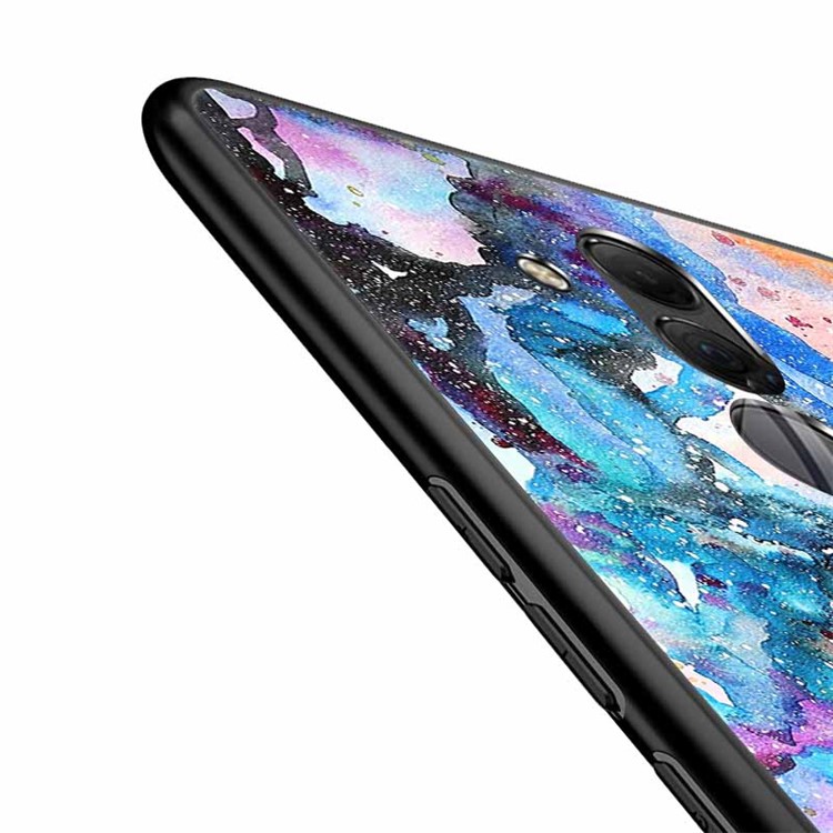 NXE Pattern Printing TPU Protection Phone Shell for Huawei Mate 20 Lite - Style B-5