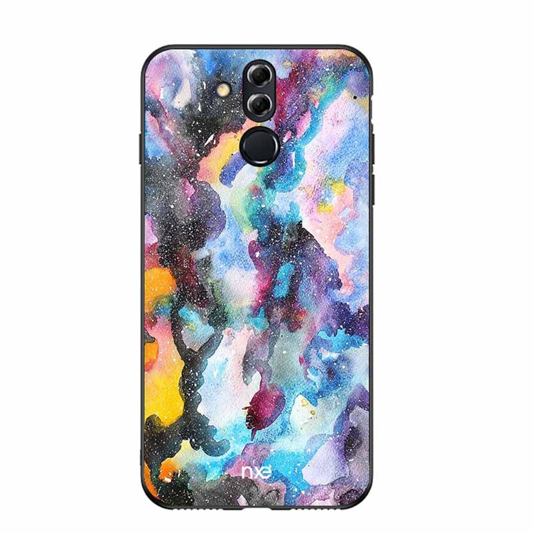 NXE Pattern Printing TPU Protection Phone Cover for Huawei Mate 20 Lite - Style C-1
