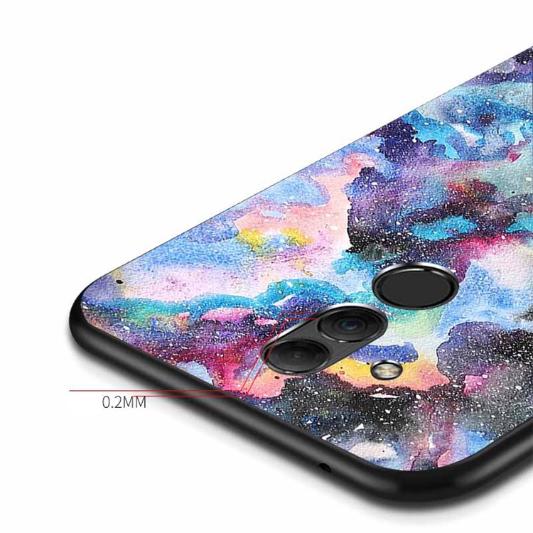 NXE Pattern Printing TPU Protection Phone Cover for Huawei Mate 20 Lite - Style C-4