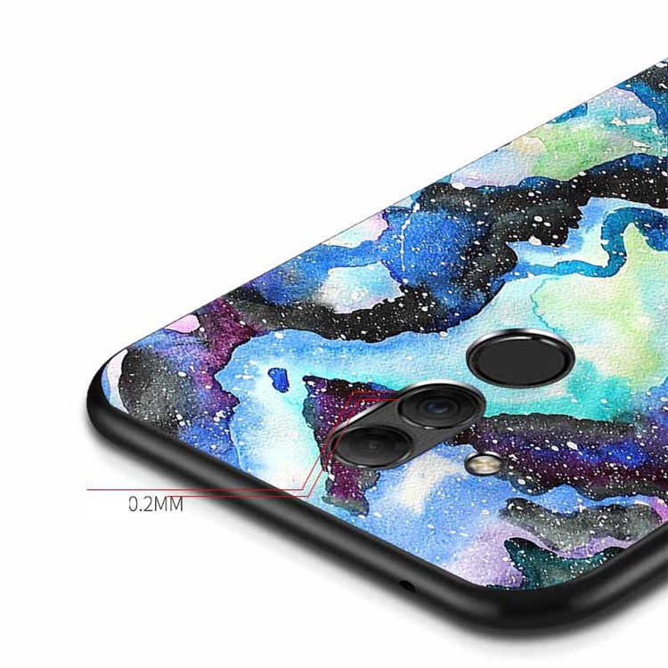 NXE Pattern Printing TPU Back Cover Case for Huawei Mate 20 Lite - Style D-4