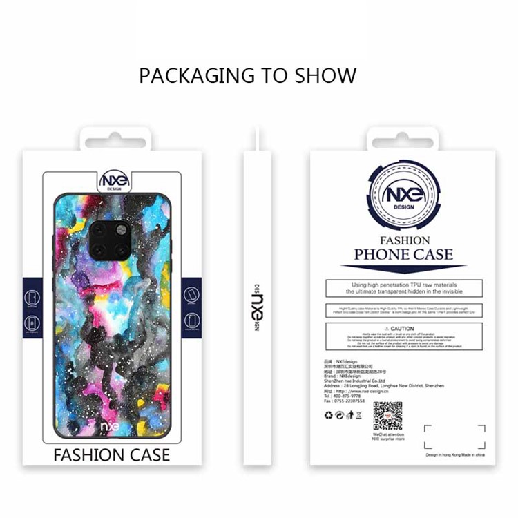 Housse Mobile TPU Pour Impression De Motifs NXE Pour Huawei Mate 20 Pro - Style A-4