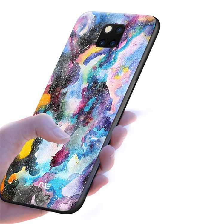 NXE Pattern Printing TPU Mobile Case for Huawei Mate 20 Pro - Style C-1