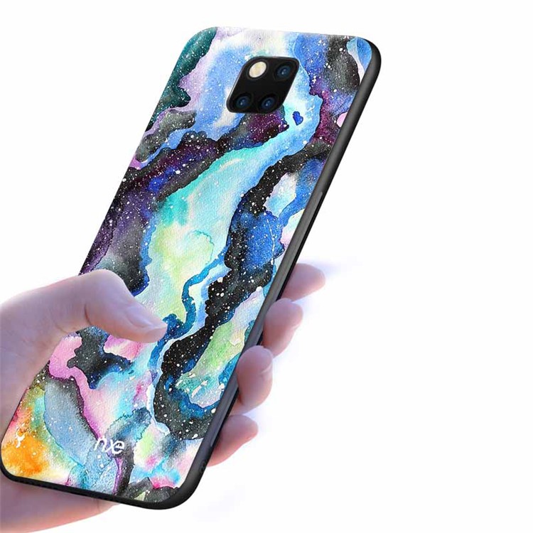 NXE Musterdruck TPU Handyfall Zubehör Für Huawei Mate 20 Pro - Stil D-1
