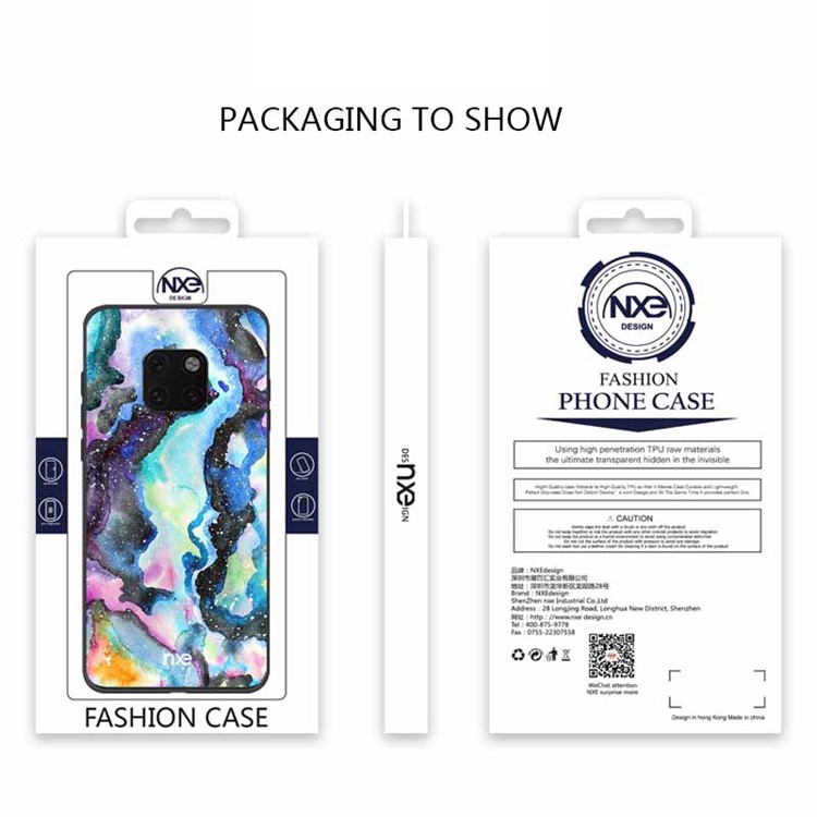 NXE Musterdruck TPU Handyfall Zubehör Für Huawei Mate 20 Pro - Stil D-4
