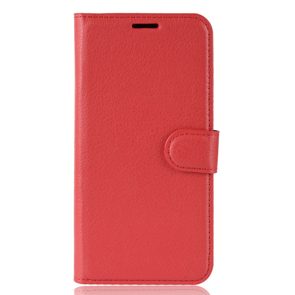 Litchi Texture Wallet Leather Protection Cover for Huawei P30 Pro - Red-2