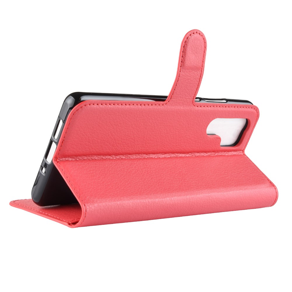 Litchi Texture Wallet Leather Protection Cover for Huawei P30 Pro - Red-6