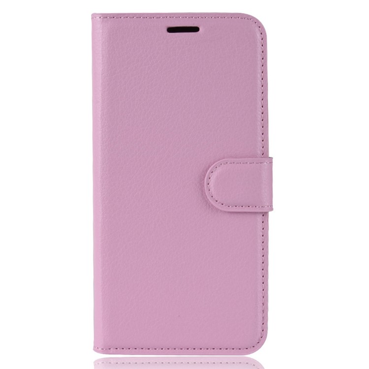 Litchi Texture Wallet Leather Phone Cover for Huawei P30 Pro - Pink-2