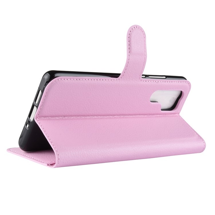 Coperchio di Telefono Cellulare in Pelle Per il Portafoglio di Texture Litchi Per Huawei P30 Pro -stand Per Telefono Accessorio - Rosa-6