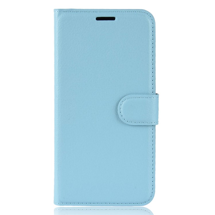 Litchi Texture Wallet Leather Mobile Shell for Huawei P30 Pro - Blue-2