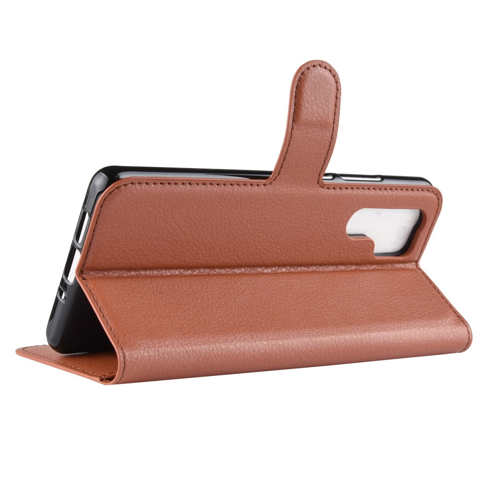 Litchi Texture Wallet Leather Mobile Phone Cover for Huawei P30 Pro - Brown-6