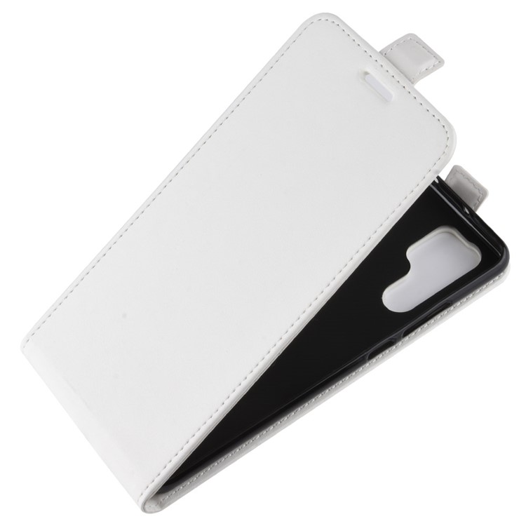 Crazy Horse Vertical Flip Leather Protection Cover for Huawei P30 Pro - White-3