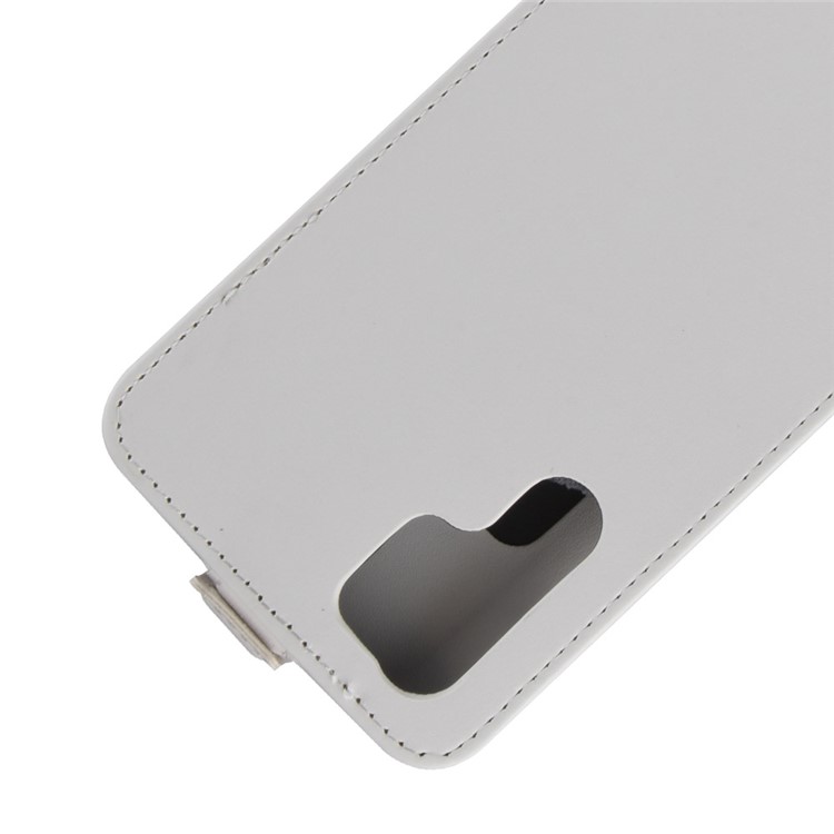 Crazy Horse Vertical Flip Leather Protection Cover for Huawei P30 Pro - White-4