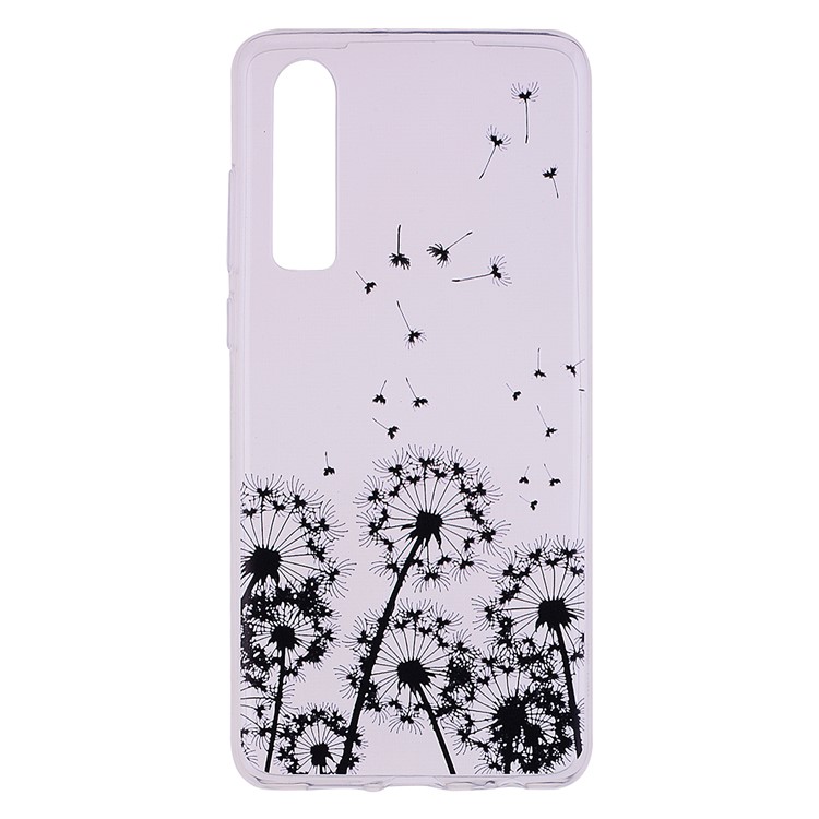 Printing Pattern TPU Cellphone Cover for Huawei P30 - Dandelion-2
