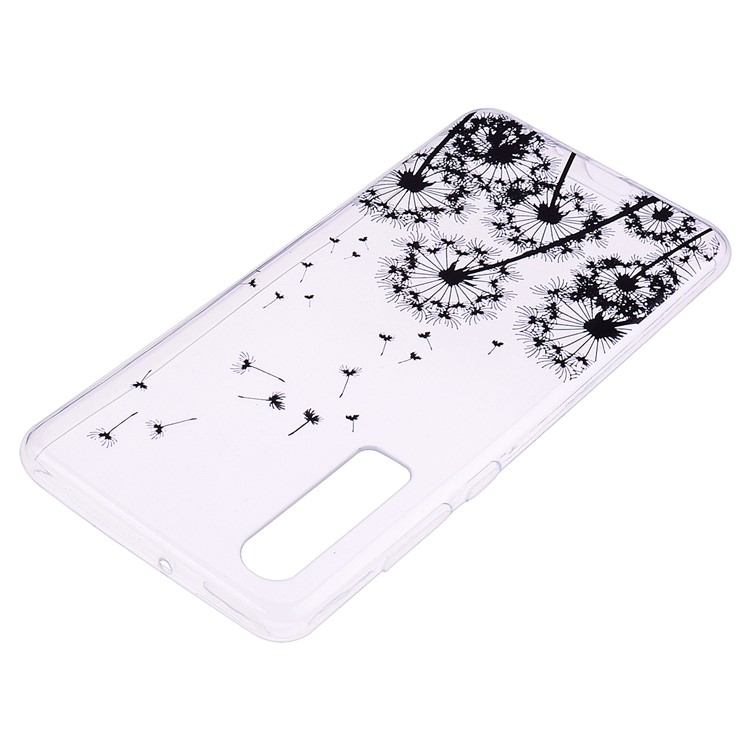 Printing Pattern TPU Cellphone Cover for Huawei P30 - Dandelion-4