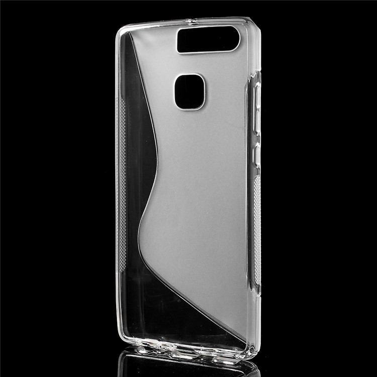 S-line Soft TPU Phone Cover for Huawei P9 - Transparent-2