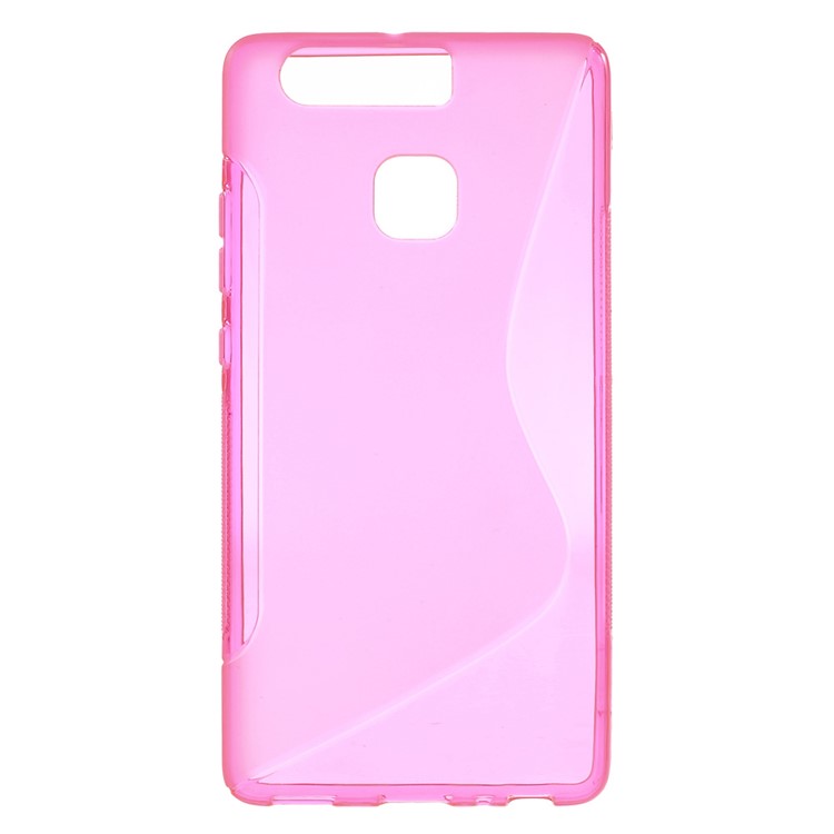 S-line Soft TPU Skin Shell for Huawei P9 - Rose-1