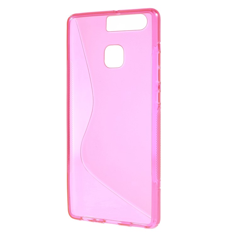 S-line Soft TPU Skin Shell for Huawei P9 - Rose-2
